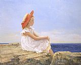 Sally Swatland Canvas Paintings - Looking Out to Sea